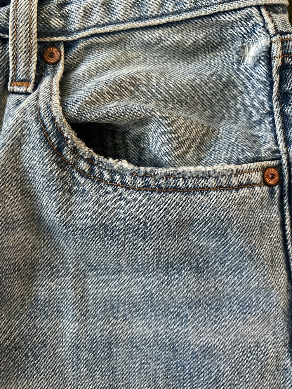 Denim Forum The Joni High Rise Loose 29L Straight Leg size 24 - Picture 14 of 15